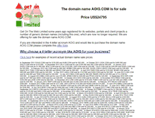Tablet Screenshot of aoig.com